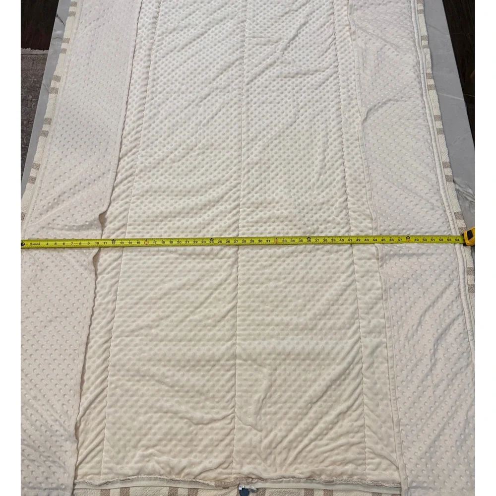 Beddy's Hamilton FULL Size Plaid Zipper Bedding Minky Interior 54x75 TOP ONLY